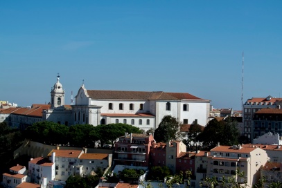 Blick über die Stadt vom Castelo de S. Jorge