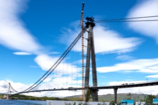 neue Brücke vor Narvik
