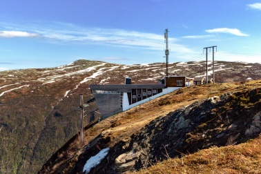 Bergstation der Fjellheisen-Seilbahn